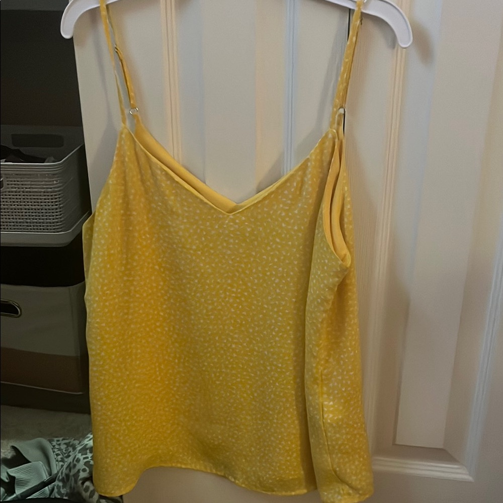 Yellow Sleeveless Top
